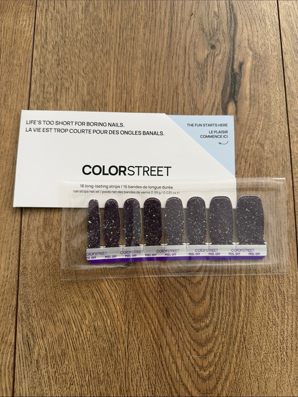 Color Street Nail Strips - Smoke and Starlight